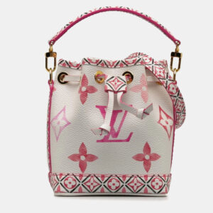 Louis Vuitton White LV By The Pool Nano Noe Shoulder Bag
