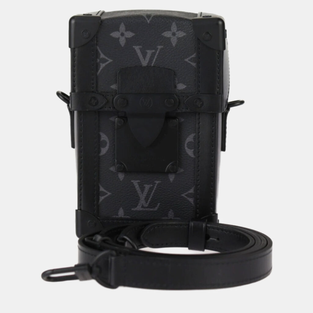 Louis Vuitton Black Vertical Trunk Shoulder Bag