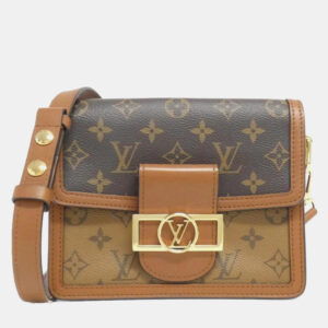 Louis Vuitton Monogram Reverse Canvas Dauphine Mini Shoulder Bag
