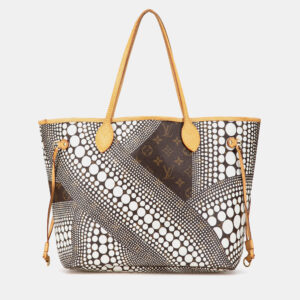 Louis Vuitton Brown Yayoi Kusama Monogram Neverfull MM Bag