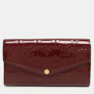 Louis Vuitton Pomme D&rsquo;amour Monogram Vernis Leather Sarah Wallet