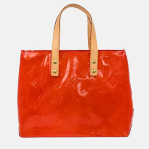 Louis Vuitton Red Monogram Vernis Leather Reade PM Tote Bag