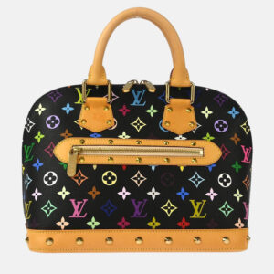 Louis Vuitton Black Monogram Multicolor Canvas Alma Handbag