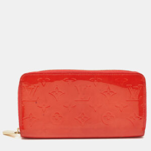 Louis Vuitton Rouge Grenadine Monogram Vernis Zippy Wallet