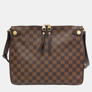 Louis Vuitton Brown Damier Ebene Duomo Shoulder Bag