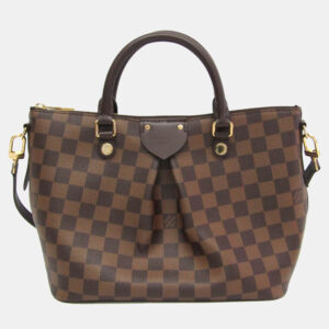 Louis Vuitton Brown Ebene Damier Siena PM Handbag