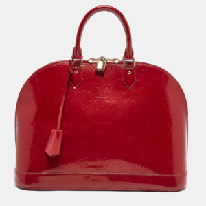 Louis Vuitton Pomme D&rsquo;amour Monogram Vernis Alma GM Bag