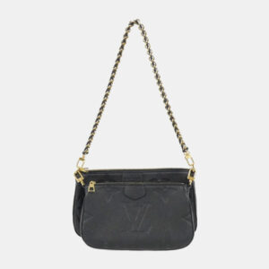 Louis Vuitton Black Monogram Empreinte Leather Multi Pochette Accessoires Shoulder Bag