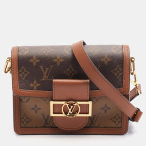 Louis Vuitton Brown Monogram Reverse Dauphine Mini Shoulder Bag