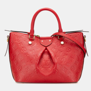 Louis Vuitton Red Monogram Empreinte Mazarine PM