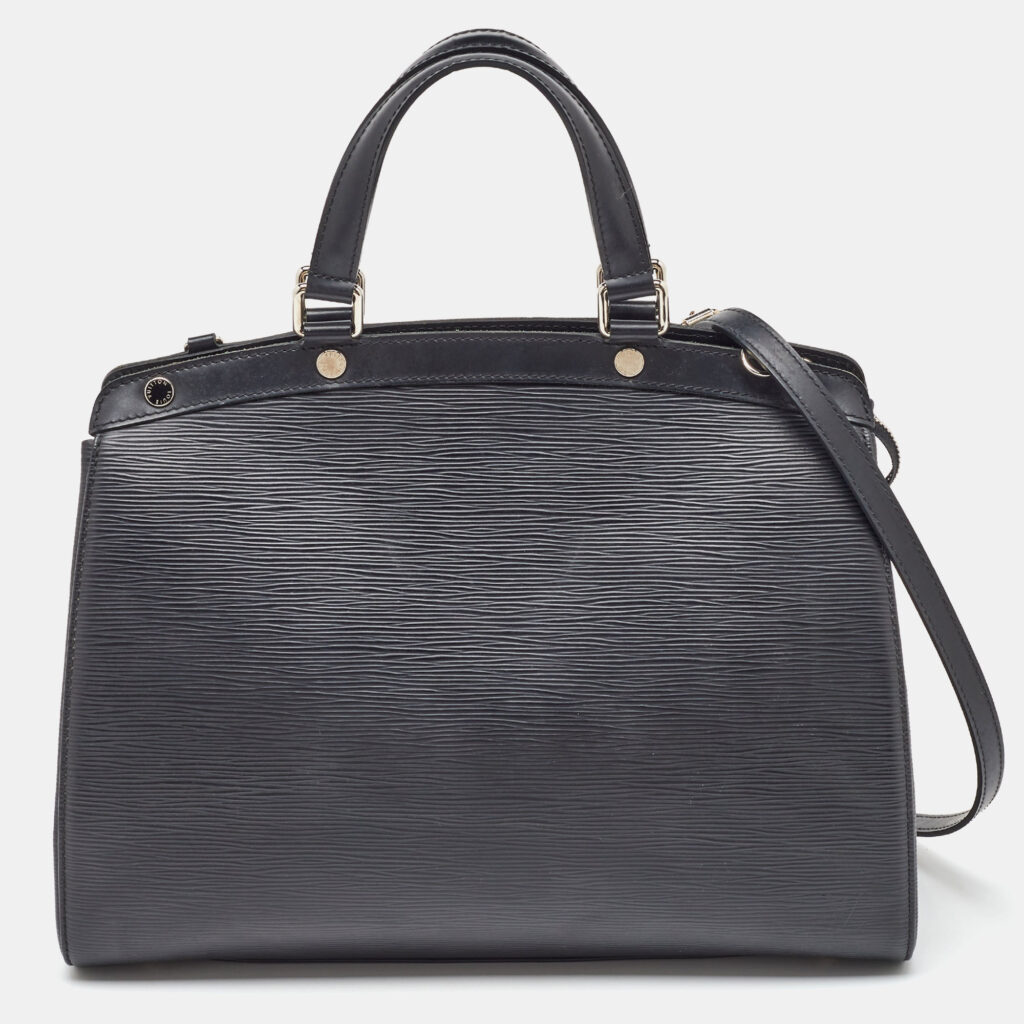 luxury-women-louis-vuitton-used-handbags-p1143128-011 Louis Vuitton Black Epi Leather Brea GM Bag