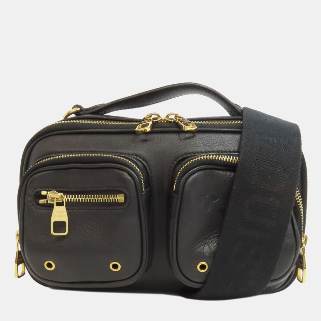 luxury-women-louis-vuitton-used-handbags-p1145123-010 Louis Vuitton Black Leather Utility Crossbody Bag