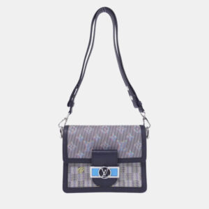 Louis Vuitton Blue Monogram Leather Dauphine Mini Shoulder Bag