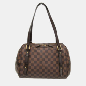 Louis Vuitton Brown Damier Ebene Rivington PM Shoulder Bag