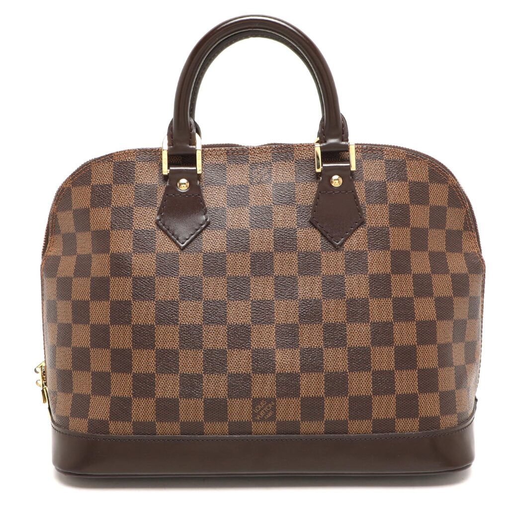 luxury-women-louis-vuitton-used-handbags-p1146482-013 Louis Vuitton Damier Ebene Canvas Alma PM Bag