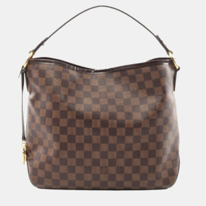 Louis Vuitton Delight Full Pm Shoulder Bag Damier Leather Ebene
