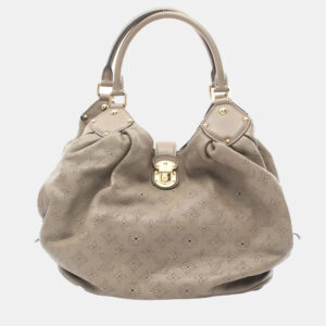 Louis Vuitton Taupe Mahina Leather Shoulder Bag