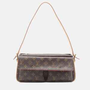 Louis Vuitton Brown Monogram Canvas Vivacite MM Shoulder Bag