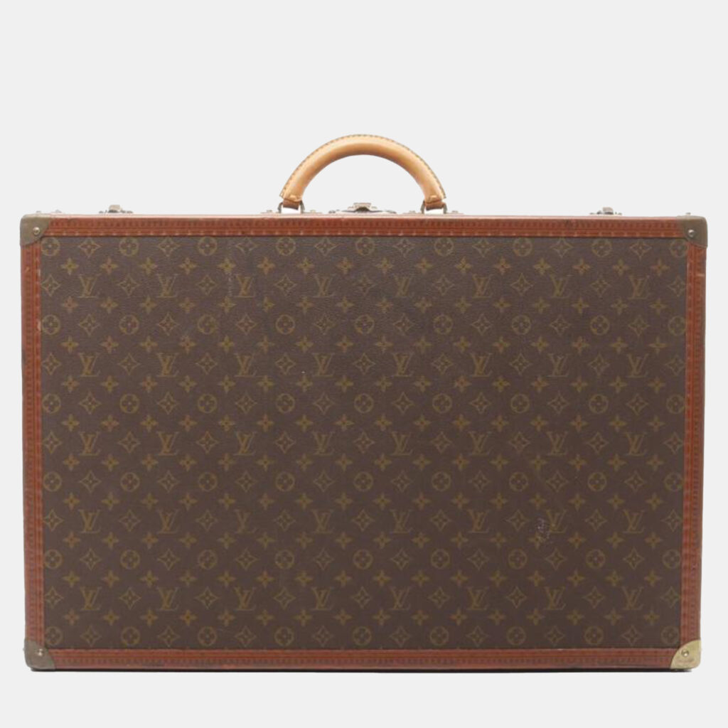 luxury-women-louis-vuitton-used-handbags-p1146933-014 Louis Vuitton Brown Monogram Trunk