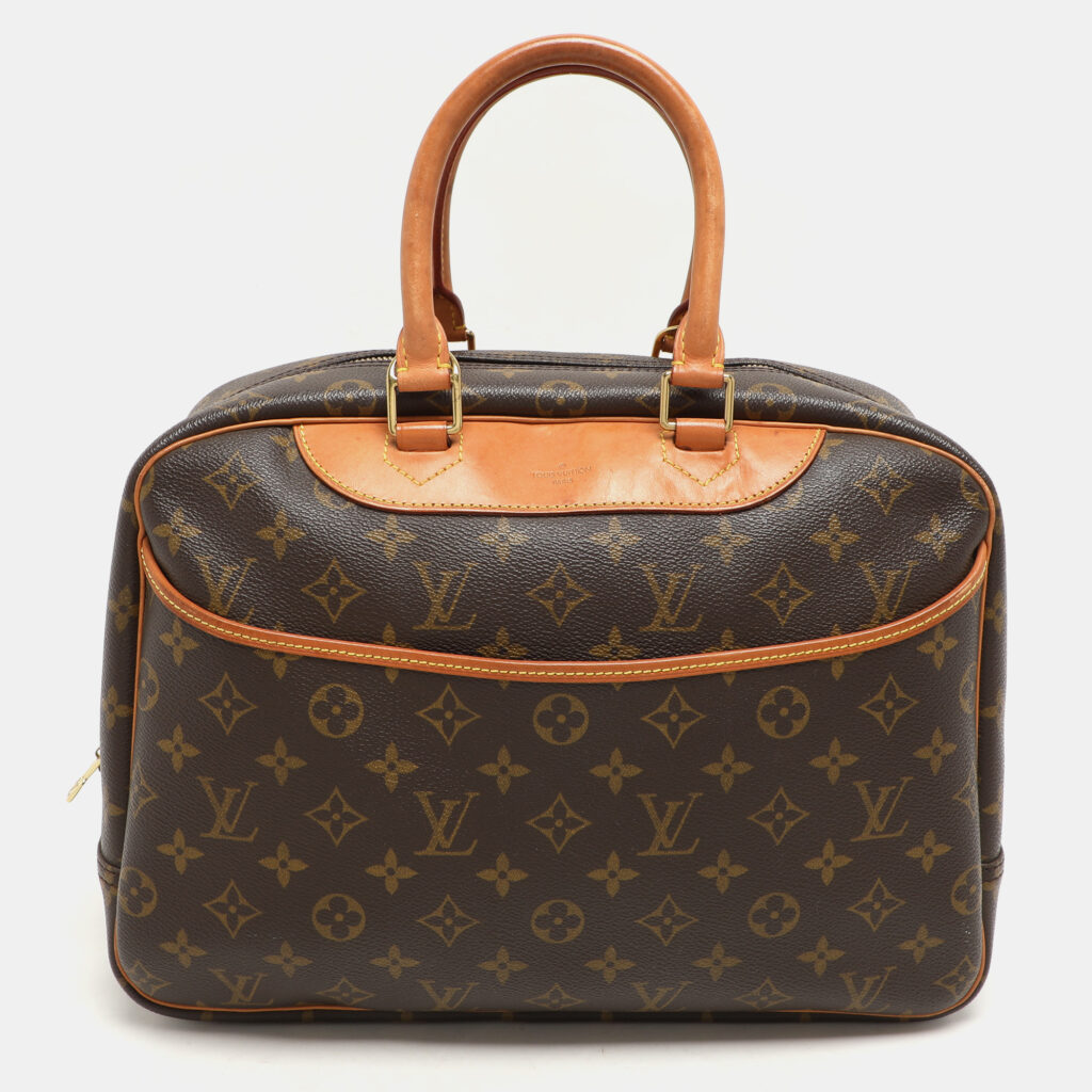 luxury-women-louis-vuitton-used-handbags-p1147099-006 Louis Vuitton Monogram Canvas Deauville Bag