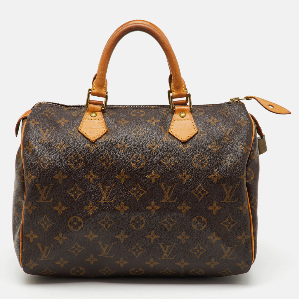 luxury-women-louis-vuitton-used-handbags-p1147509-018 Louis Vuitton Monogram Canvas Speedy 30 Bag