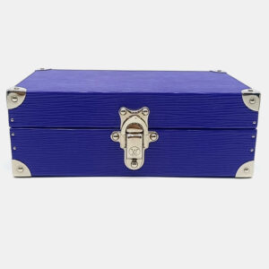 Louis Vuitton Blue Leather Epi Case bag
