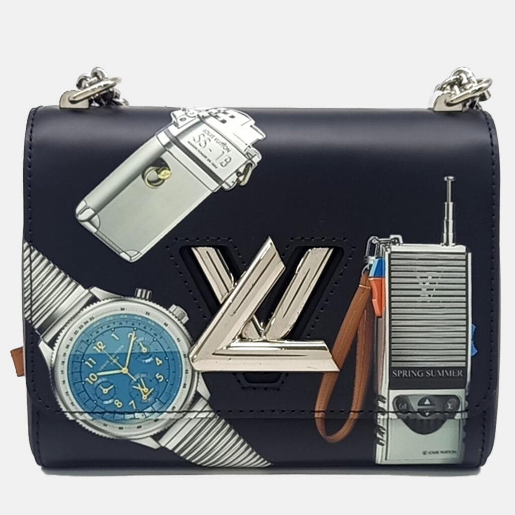 luxury-women-louis-vuitton-used-handbags-p1147744-006 Louis Vuitton Metallic Leather Twist PM bag