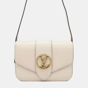 Louis Vuitton Smooth Cowhide Leather Pont Neuf Shoulder Bag