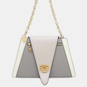 Louis Vuitton Gray Taiga Leather Trapeze Shoulder Bag