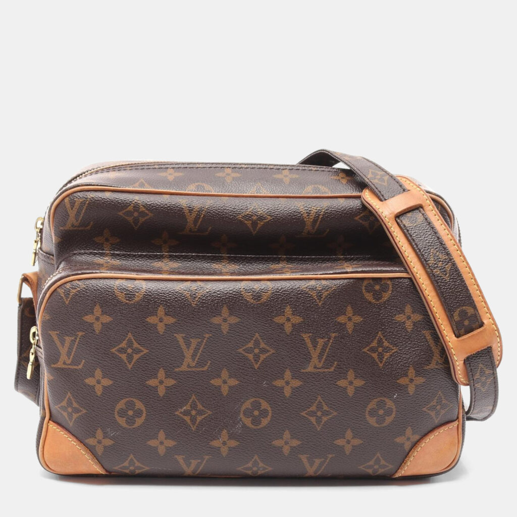 luxury-women-louis-vuitton-used-handbags-p1151598-002 Louis Vuitton Nile Shoulder Bag Monogram Canvas Leather
