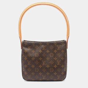Louis Vuitton Brown Monogram Canvas Looping MM Shoulder Bag