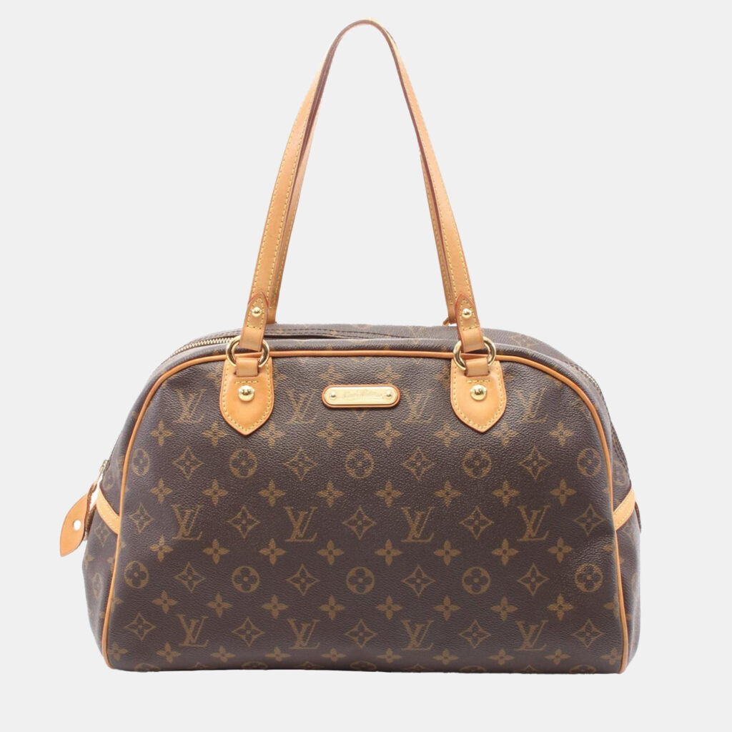 Louis Vuitton Brown Monogram Canvas Montorgueil GM Shoulder Bag