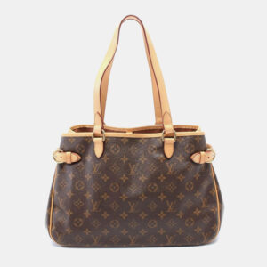 Louis Vuitton Brown Monogram Leather Batignolles Horizontal Shoulder Bag