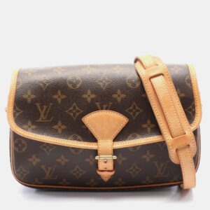 Louis Vuitton Brown Monogram Leather Sologne Shoulder Bag