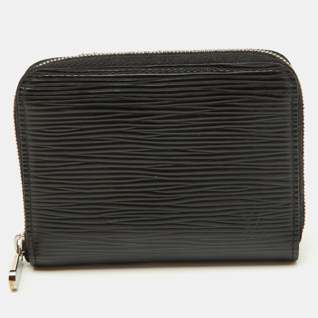 luxury-women-louis-vuitton-used-handbags-p1152953-008 Louis Vuitton Black Epi Leather Zippy Coin Purse