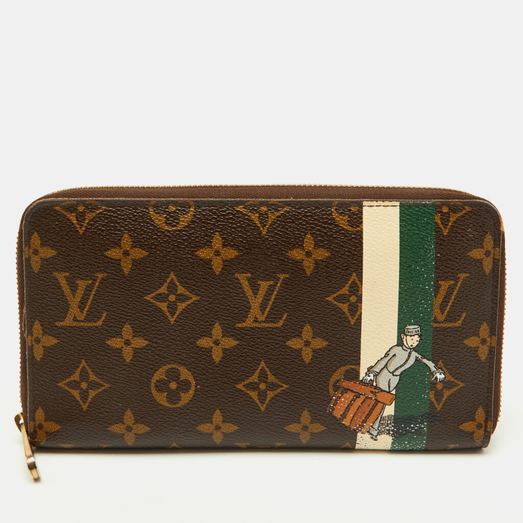luxury-women-louis-vuitton-used-handbags-p1153355-007 Louis Vuitton Monogram Canvas Groom Zippy Organiser