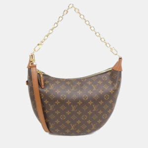 Louis Vuitton Brown Monogram Reverse Loop Hobo Bag