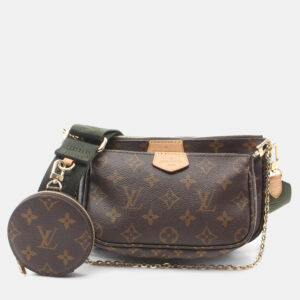 Louis Vuitton Brown Monogram Canvas Multi Pochette Accessoires Shoulder Bag