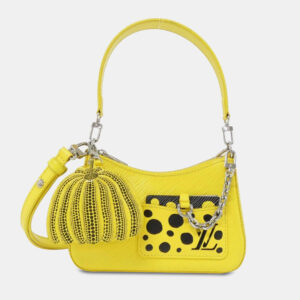 Louis Vuitton Yellow Leather Epi Malellini Shoulder Bag