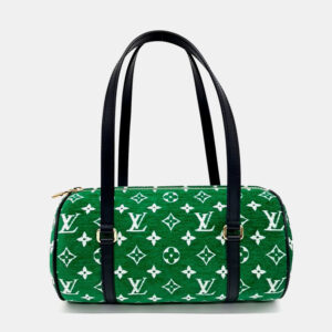Louis Vuitton Green Fabric Papillon bag