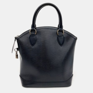 Louis Vuitton Black Leather Epi Lockit bag