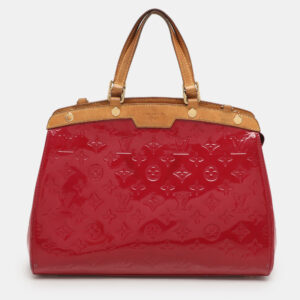 Louis Vuitton Rose Pop Monogram Vernis Brea MM Bag