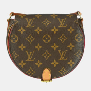 Louis Vuitton Brown Monogram Canvas Tambourine Shoulder Bag