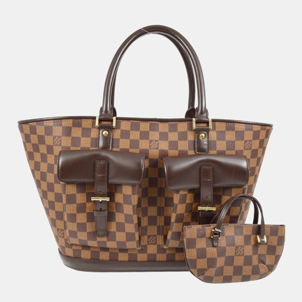 luxury-women-louis-vuitton-used-handbags-p1155501-009 Louis Vuitton Damier Manosque Gm Tote Bag