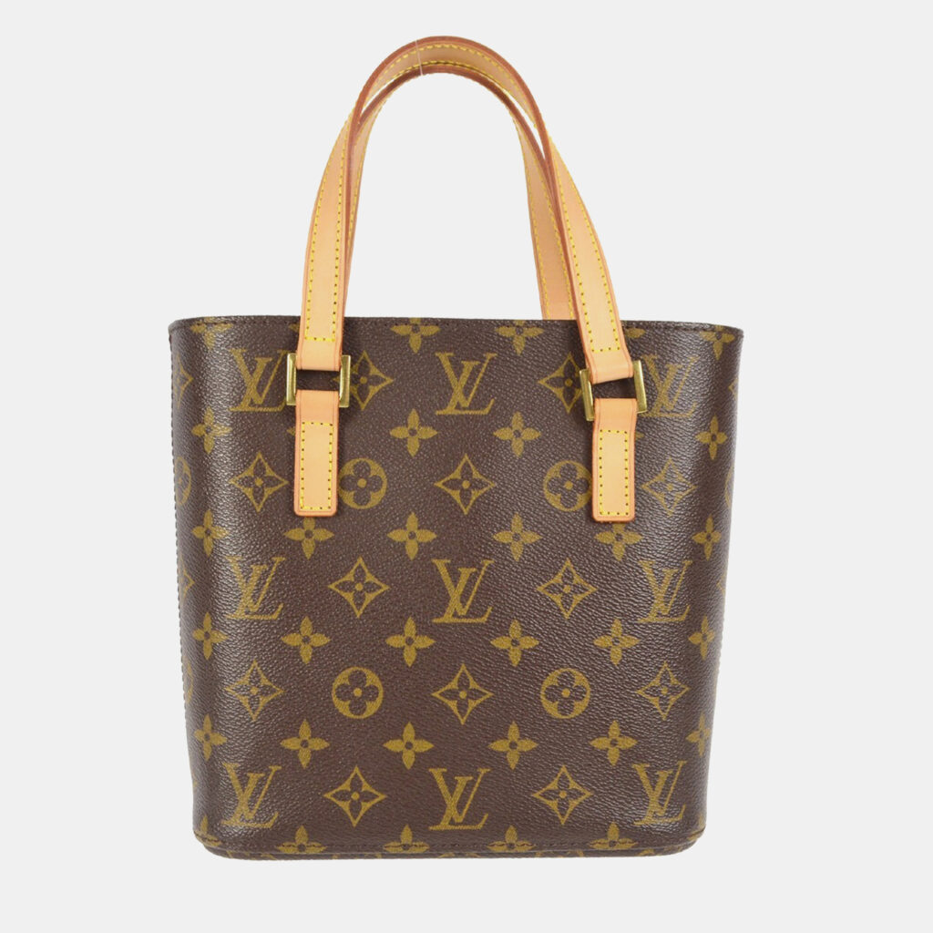 luxury-women-louis-vuitton-used-handbags-p1155518-001 Louis Vuitton Brown Monogram Canvas Vavin PM Tote Bag