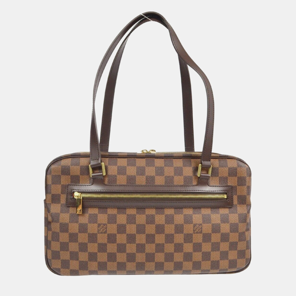 luxury-women-louis-vuitton-used-handbags-p1155519-001 Louis Vuitton Brown Damier Ebene Cite GM Handbag