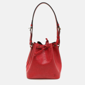 Louis Vuitton Red Epi Leather Petit Noe Bag
