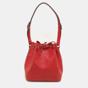 Louis Vuitton Red Epi Leather Petit Noe Bag