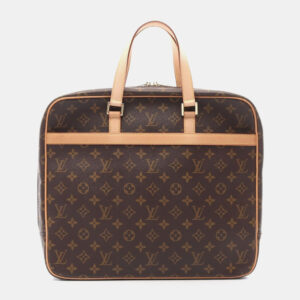 Louis Vuitton Brown Monogram Canvas Port Documan Pegas Briefcase