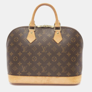 Louis Vuitton Alma Pm Handbag Monogram Canvas Leather  Lv
